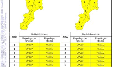 Criticità idrogeologica-idraulica e temporali in Calabria 27-03-2023