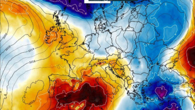 tempo soleggiato e clima mite