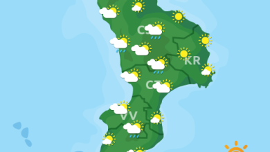 Previsioni Meteo Calabria 17-08-2023