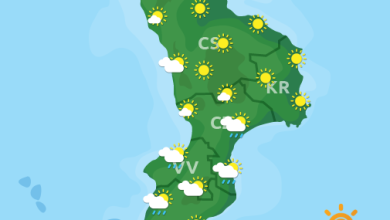 Previsioni Meteo Calabria 08-10-2023